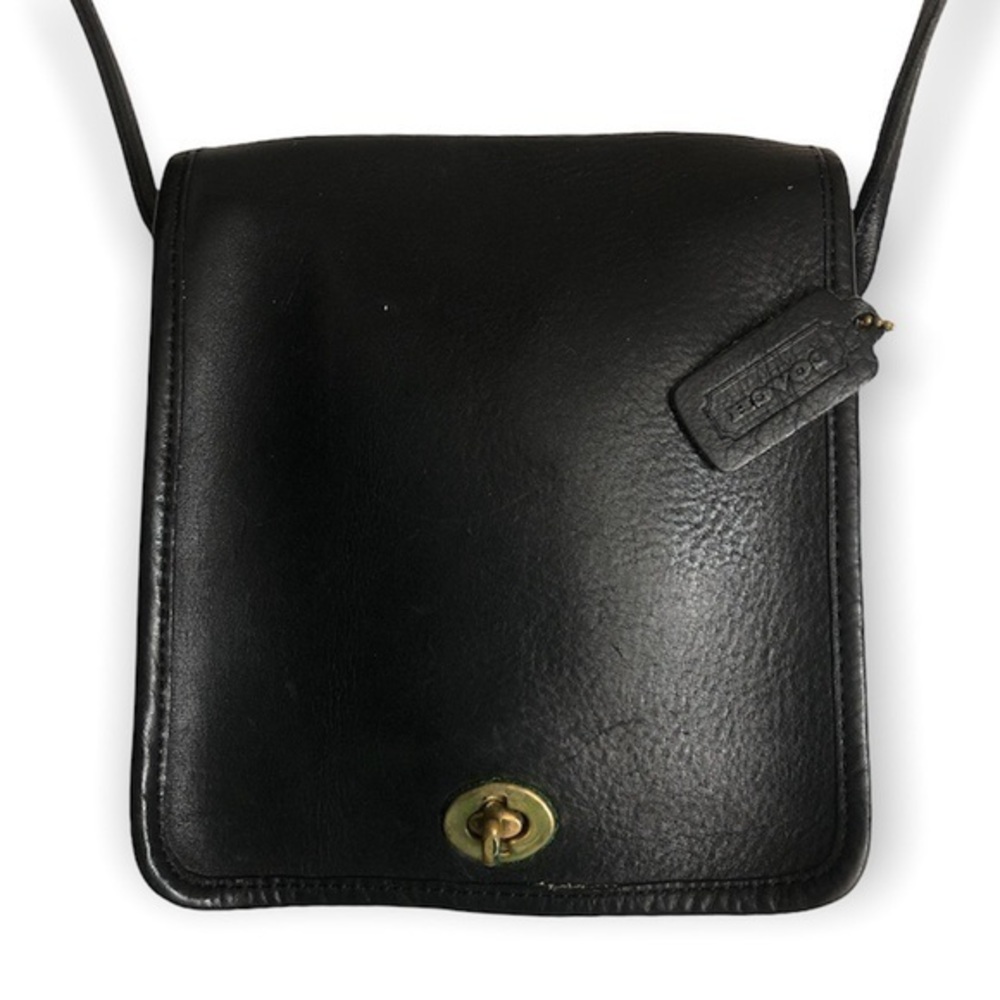 Coach vintage Bonnie cashin New York City leather 9620 compact pouch bag